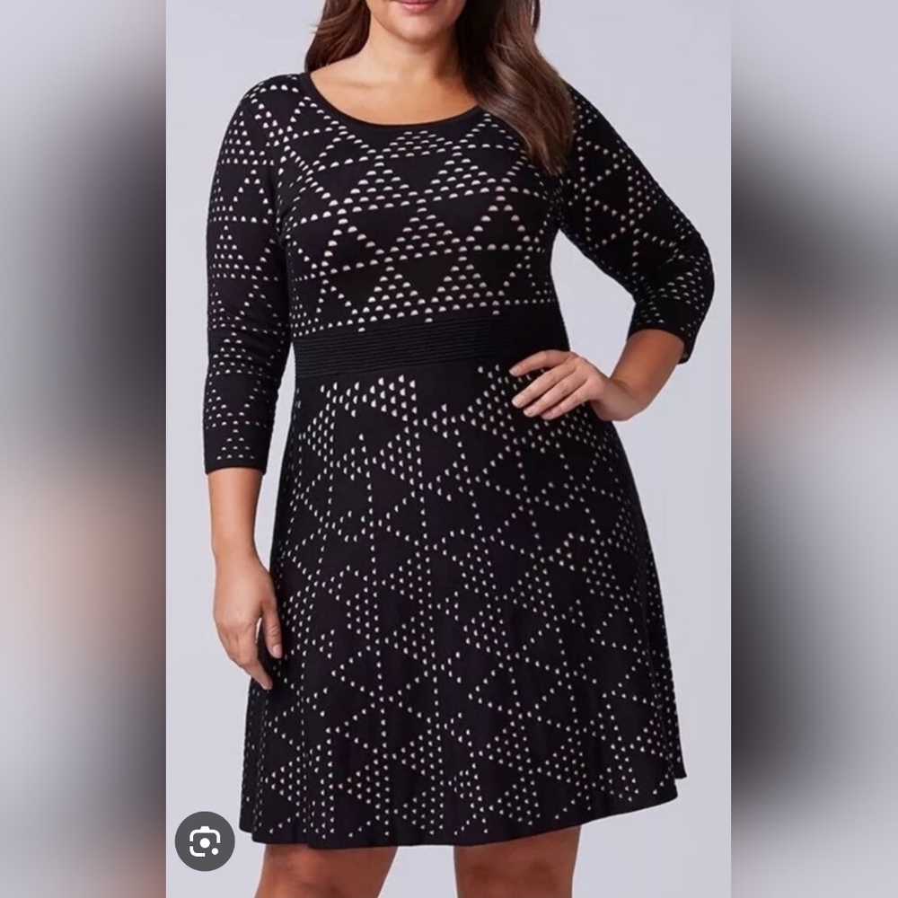 Lane Bryant Knit Midi Dress Size 14/16